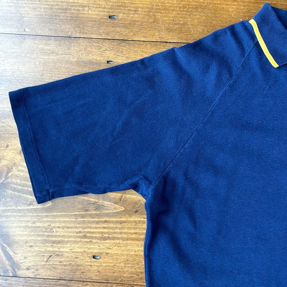 Polo Golf Ralph Lauren Navy Blue Short Sleeve Polo Shirt - Sz L